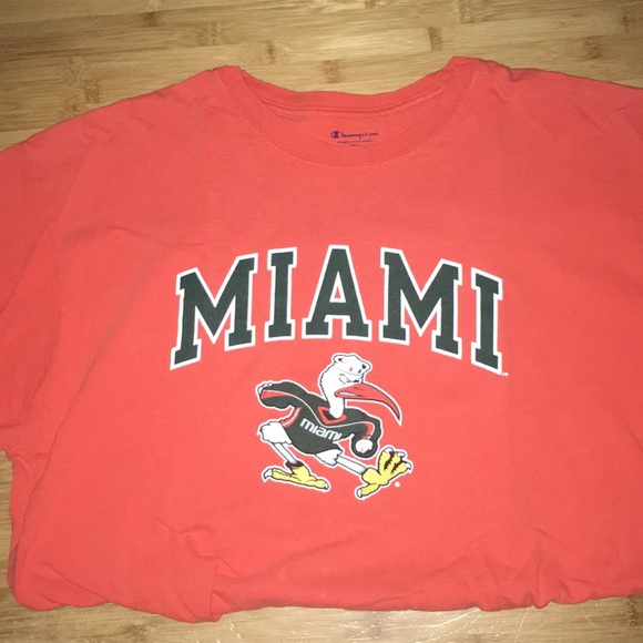 ** MIAMI HURRICANES BIG LOGO TEE ** - Picture 2 of 5